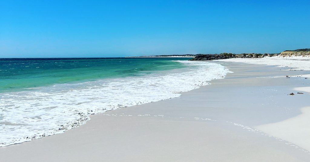 Serene beach view at Ledge Point